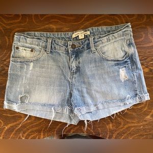 Forever 21 blue Jean shorts size 28 (6)